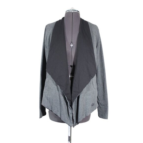 Adidas 40th anniversary women's shawl collar open front cardigan sweater sample‎ - Picture 1 of 14
